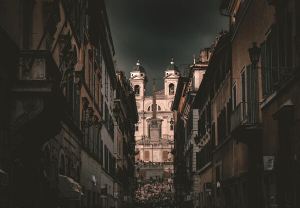 Piazza di Spagna a Roma: Stampa d'Arredo Fotografica Fine Art