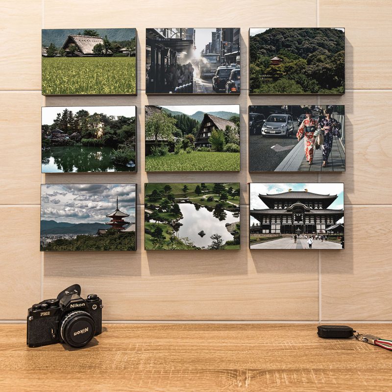 Foto Pannello -foto pannello appeso su muro con adesivo