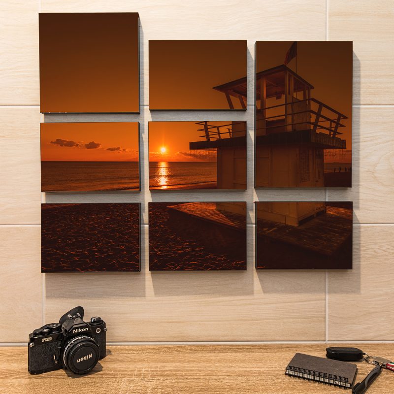 Foto Pannello -foto pannello appeso su muro con adesivo